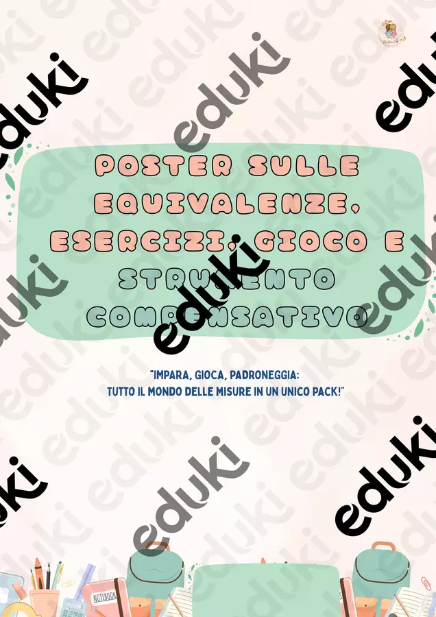📏 Missione Equivalenze: Il Kit Definitivo (Lunghezza, Peso, Capacità) Esercizi - 📏 Missione Equivalenze: Il Kit Definitivo (Lunghezza, Peso, Capacità) - maestreamiche - Pagina di copertina