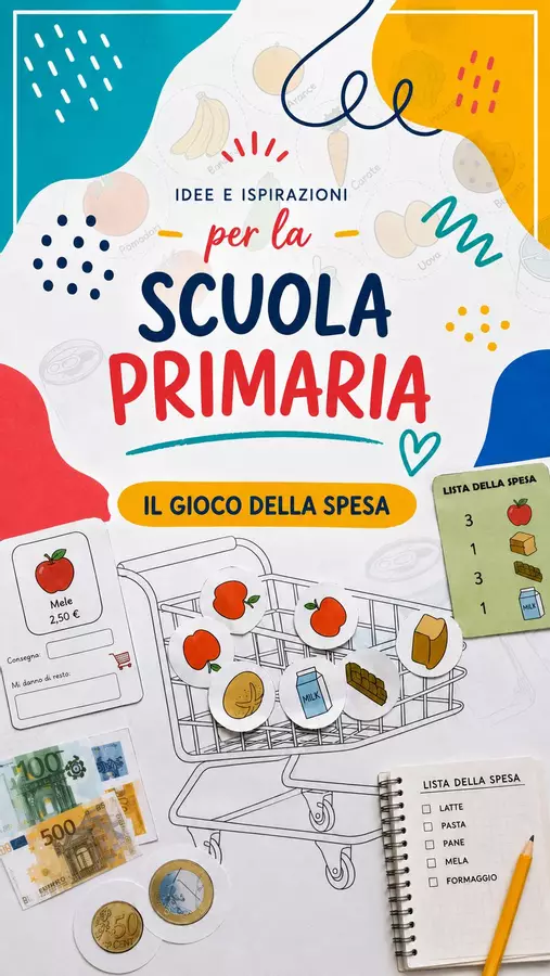 Il gioco della spesa Clipart / Immagini originali - Il gioco della spesa - unamammainbiblioteca - Pagina di copertina