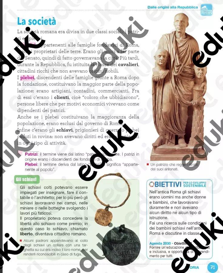 I Romani parte III In questa terza parte dedicata ai Romani, i bambini scopriranno come era organizzata la società nell’antica Roma in modo semplice, chiaro e coinvolgente. Esercizi - I Romani parte III In questa terza parte dedicata ai Romani, i bambini scopriranno come era organizzata la società nell’antica Roma in modo semplice, chiaro e coinvolgente. - Maria Toia - Pagina di copertina