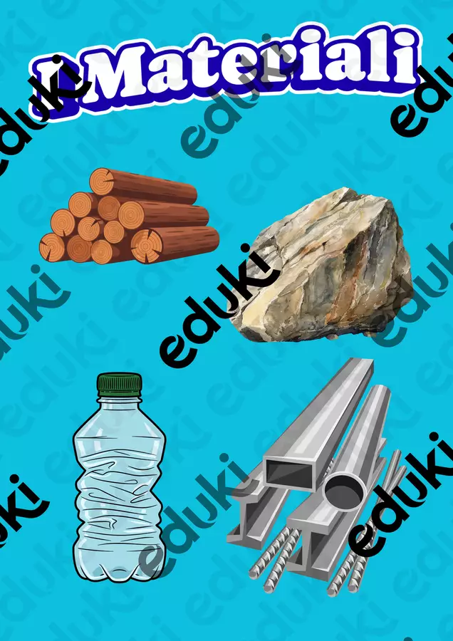 📚 SCHEDE DIDATTICHE SUI MATERIALI SEMPLICE E COLORATO Esercizi - 📚 SCHEDE DIDATTICHE SUI MATERIALI SEMPLICE E COLORATO - Colorando - Pagina di copertina