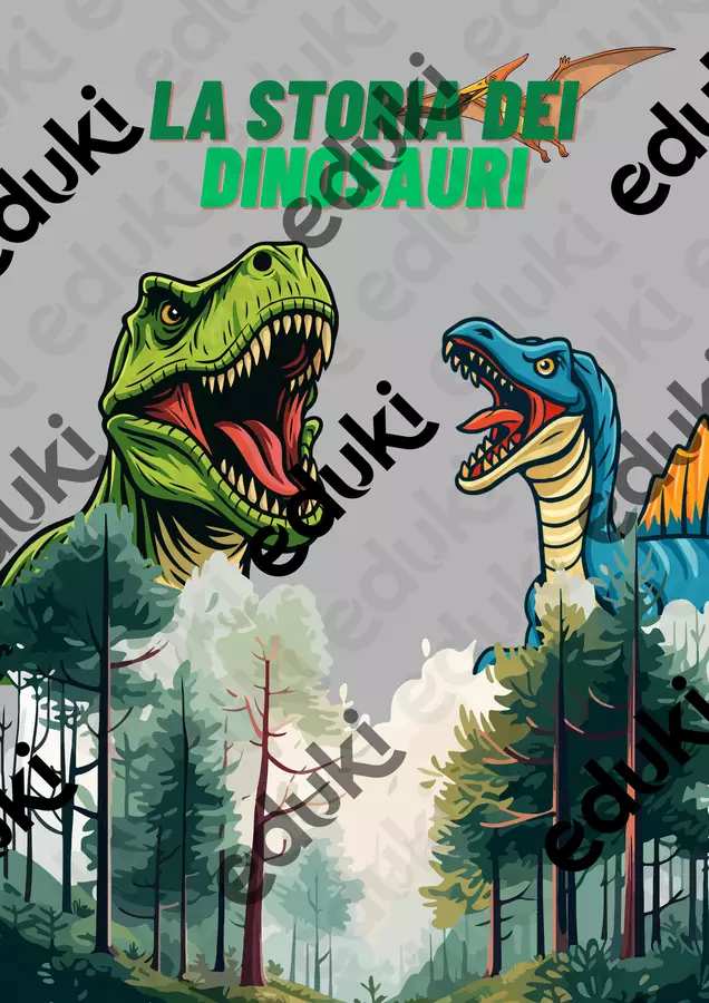 Il Mondo dei Dinosauri: Un Viaggio Nel Tempo! Quiz - Il Mondo dei Dinosauri: Un Viaggio Nel Tempo! - Colorando - Pagina di copertina