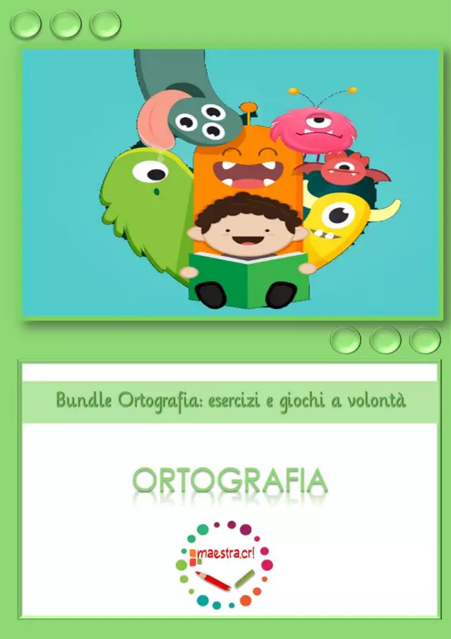 Bundle Ortografia - Esercizi e giochi a volontà Esercizi - Bundle Ortografia - Esercizi e giochi a volontà - maestra.cri - Pagina di copertina