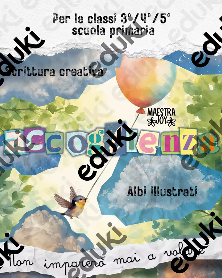 Non imparerò mai a volare - accoglienza scrittura creativa Programmi scolastici / Materiali per docenti - Non imparerò mai a volare - accoglienza scrittura creativa - MaestraJoy - Pagina di copertina