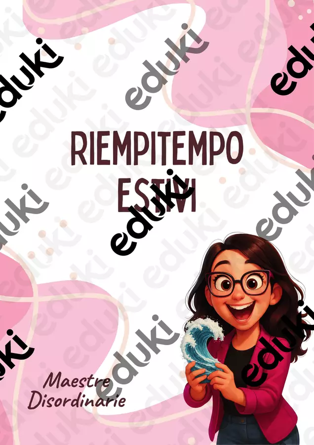Riempitempo Estivi Esercizi - Riempitempo Estivi - Maestre Disordinarie - Pagina di copertina