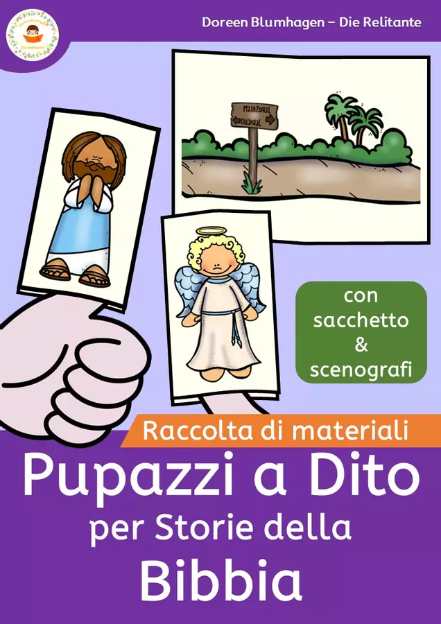 Pupazzi a Dito per Storie della Bibbia - Raccolta di materiali Materiale per pittura e bricolage - Pupazzi a Dito per Storie della Bibbia - Raccolta di materiali - DieRelitante - Pagina di copertina