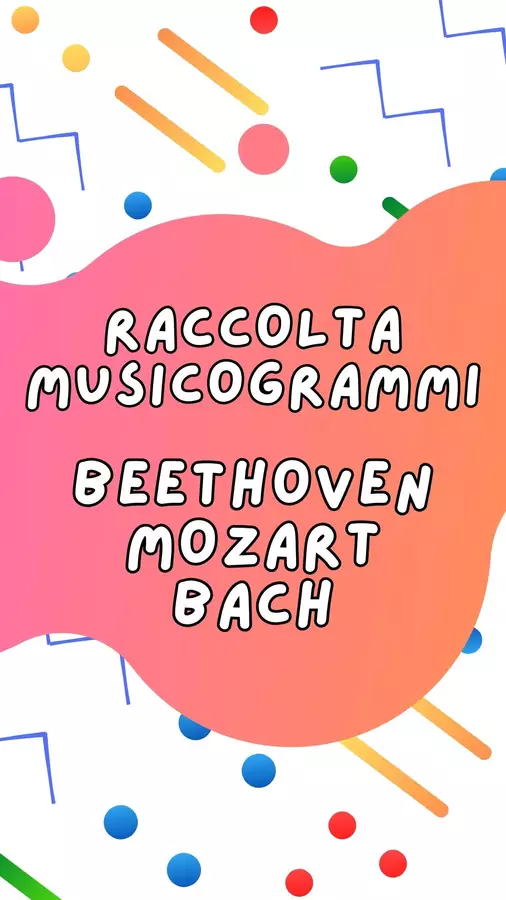 Raccolta MUSICOGRAMMI: Beethoven + Mozart + Bach Esercizi - Raccolta MUSICOGRAMMI: Beethoven + Mozart + Bach - Emanuele Ruggiero - Music Teacher - Pagina di copertina