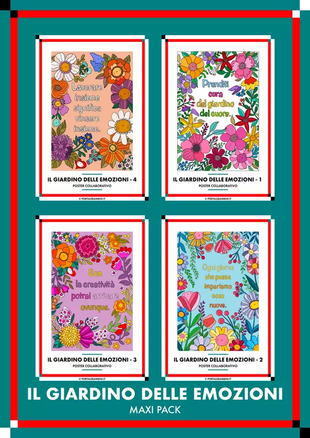 Il giardino delle emozioni + Poster della gratitudine Poster - Il giardino delle emozioni + Poster della gratitudine - Cuorfolletto Creative Shop - Pagina di copertina