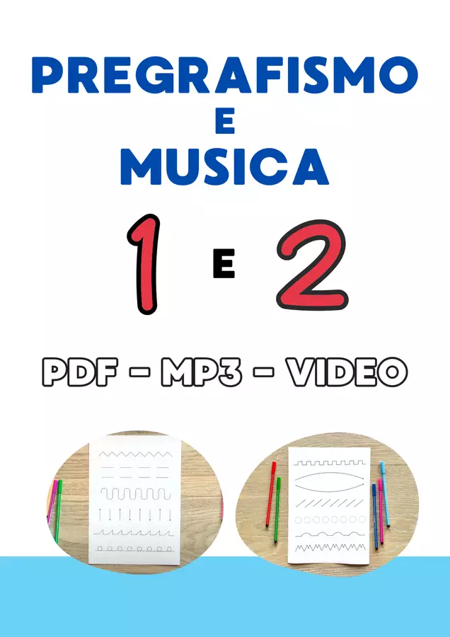 Raccolta PREGRAFISMO e MUSICA 1 e 2 Esercizi - Raccolta PREGRAFISMO e MUSICA 1 e 2 - Emanuele Ruggiero - Music Teacher - Pagina di copertina
