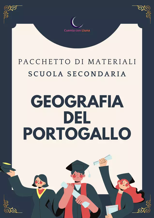 Raccolta di materiali - Geografia del Portogallo Esercizi - Raccolta di materiali - Geografia del Portogallo - Cuenta con Lluna - Pagina di copertina