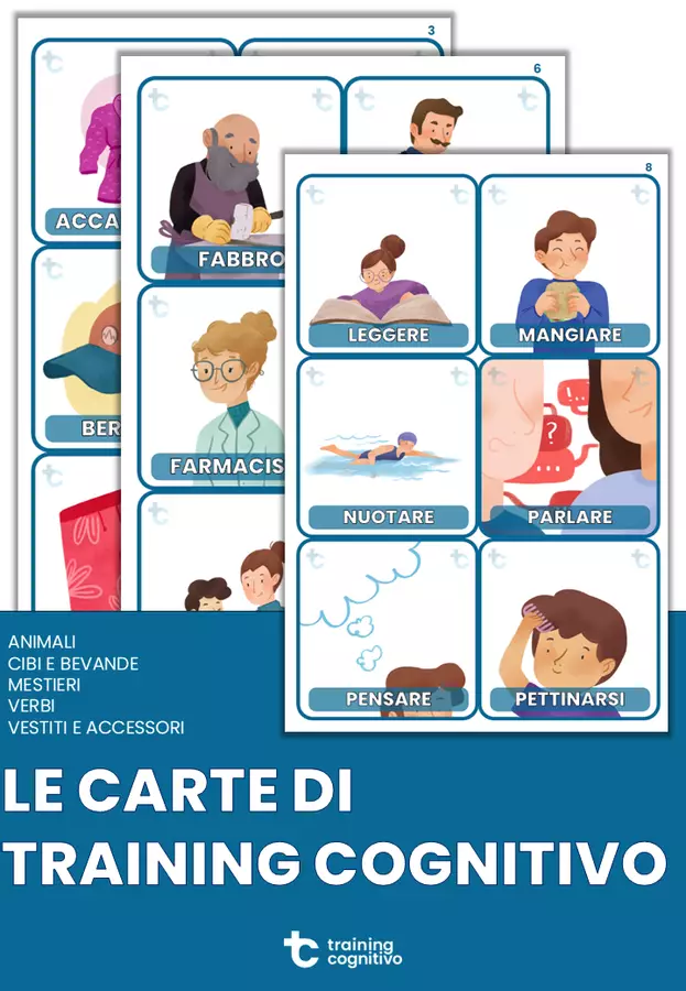 Le carte di Training Cognitivo Flashcard - Le carte di Training Cognitivo - Training Cognitivo - Pagina di copertina