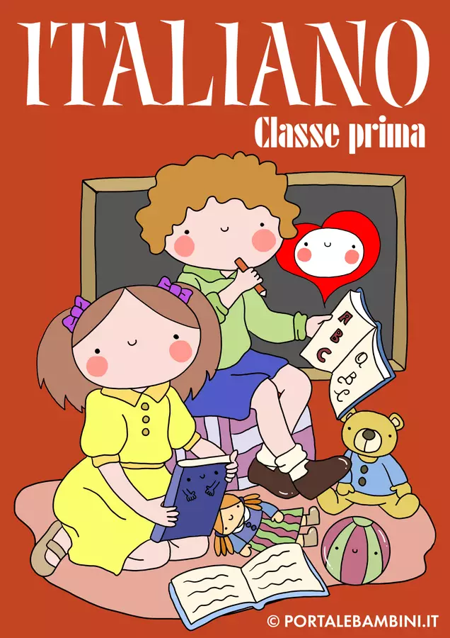 Italiano - Classe prima Esercizi - Italiano - Classe prima - Cuorfolletto Creative Shop - Pagina di copertina