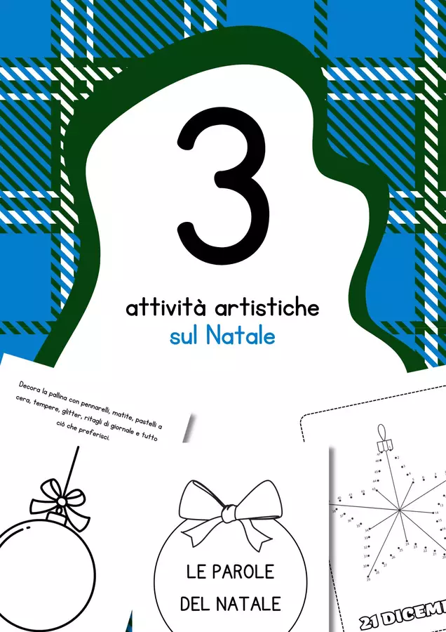 Raccolta di materiali "Natale creativo" Materiale per pittura e bricolage - Raccolta di materiali "Natale creativo" - MilleLibriPerBambini - Pagina di copertina