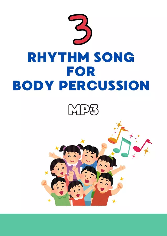 3 RHYTHM SONG for BODY PERCUSSION - Easy Esercizi - 3 RHYTHM SONG for BODY PERCUSSION - Easy - Emanuele Ruggiero - Music Teacher - Pagina di copertina