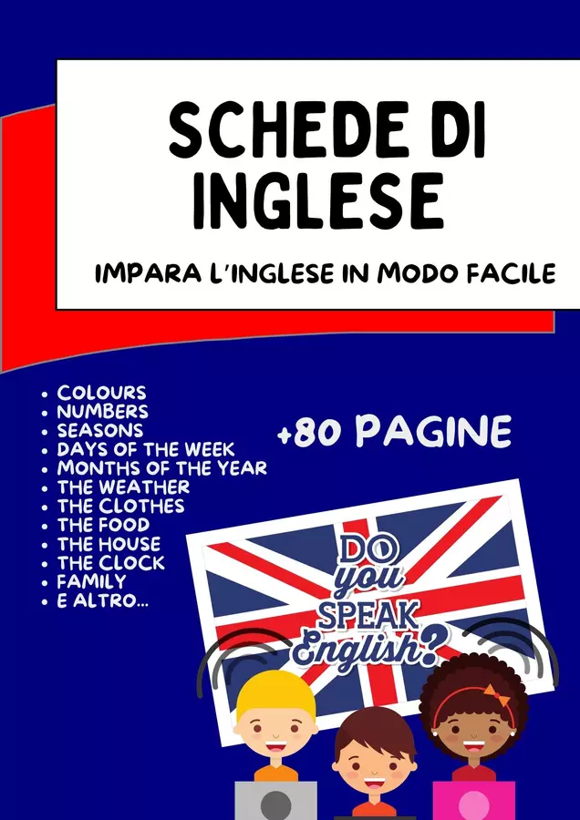 INGLESE FACILE: Raccolta di materiali (+80 pagine) Esercizi - INGLESE FACILE: Raccolta di materiali (+80 pagine) - SostegnO 2.0 - Pagina di copertina