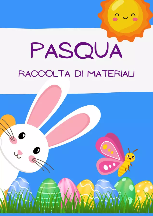 Pasqua: Raccolta di Materiali! Esercizi - Pasqua: Raccolta di Materiali! - SostegnO 2.0 - Pagina di copertina