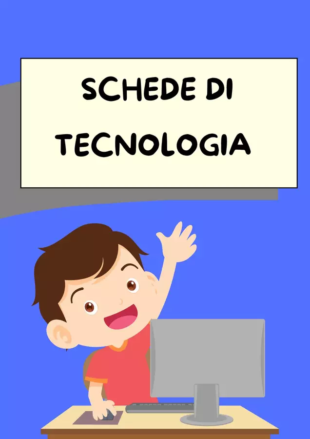 TECNOLOGIA FACILE - Raccolta di materiali! Esercizi - TECNOLOGIA FACILE - Raccolta di materiali! - SostegnO 2.0 - Pagina di copertina
