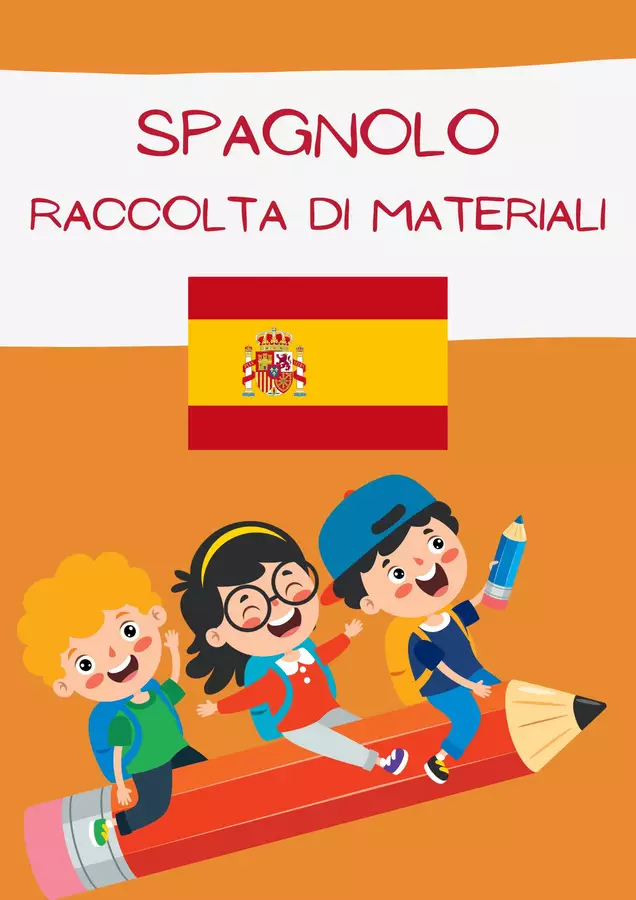 Spagnolo: Raccolta di MATERIALI! Esercizi - Spagnolo: Raccolta di MATERIALI! - SostegnO 2.0 - Pagina di copertina