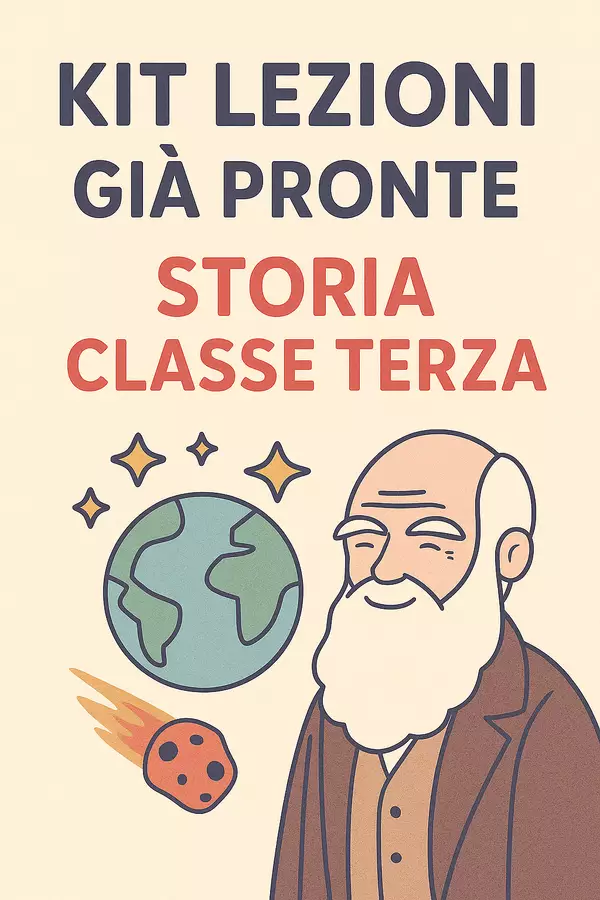 KIT EVOLUZIONE 🦖 + KIT NASCITA DELL'UNIVERSO 🪐classe 3° primaria Schede informative - KIT EVOLUZIONE 🦖 + KIT NASCITA DELL'UNIVERSO 🪐classe 3° primaria - maestraricciola - Pagina di copertina