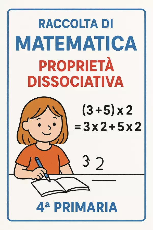 Raccolta di materiali: Proprietà dissociativa Compiti in classe/Test - Raccolta di materiali: Proprietà dissociativa - Matematica Insieme - Pagina di copertina
