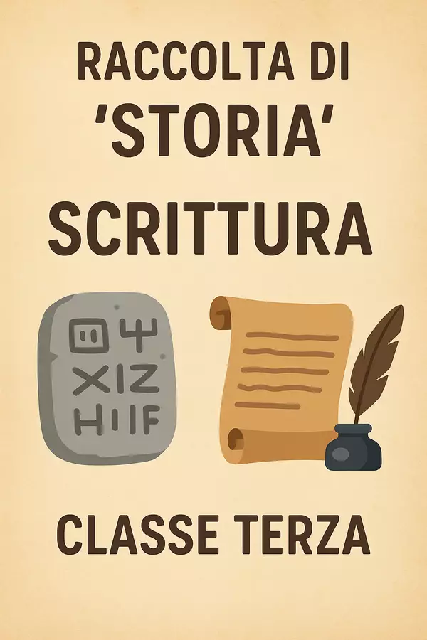Raccolta di materiali "Storia": Scrittura Schede informative - Raccolta di materiali "Storia": Scrittura - La Macchina del Sapere - Pagina di copertina