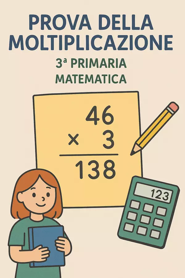 Raccolta di materiali: Prova della Moltiplicazione Esercizi - Raccolta di materiali: Prova della Moltiplicazione - Matematica Insieme - Pagina di copertina