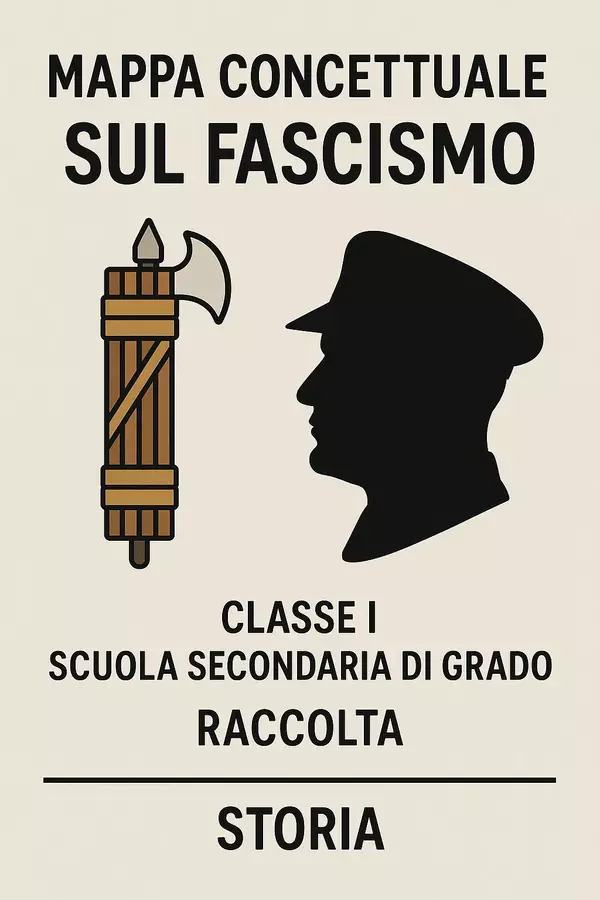 Mappa concettuale sul fascismo (Raccolta) Esercizi - Mappa concettuale sul fascismo (Raccolta) - La Macchina del Sapere - Pagina di copertina