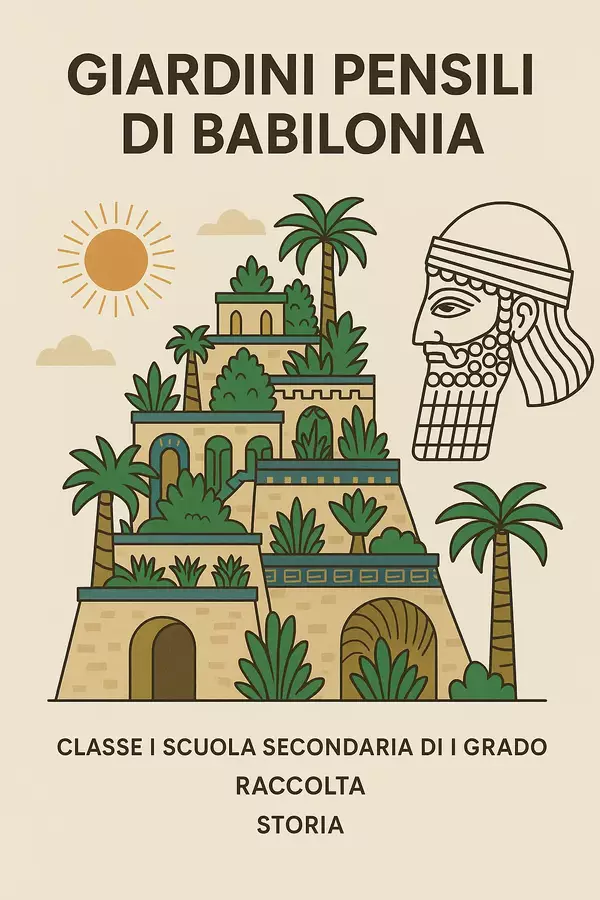 Giardini pensili di Babilonia (Raccolta) Compiti in classe/Test - Giardini pensili di Babilonia (Raccolta) - La Macchina del Sapere - Pagina di copertina