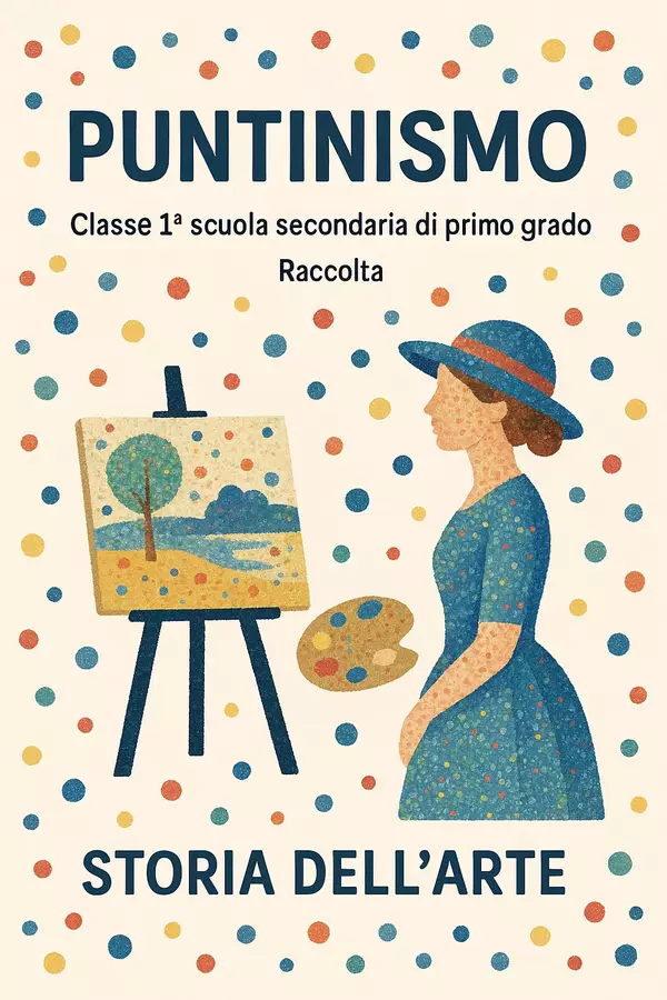 Puntinismo (Raccolta) Compiti in classe/Test - Puntinismo (Raccolta) - Scuola a Colori - Pagina di copertina