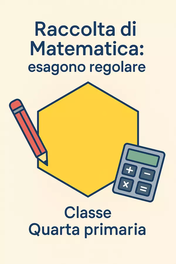 Raccolta di materiali Matematica: esagono regolare Compiti in classe/Test - Raccolta di materiali Matematica: esagono regolare - Matematica Insieme - Pagina di copertina