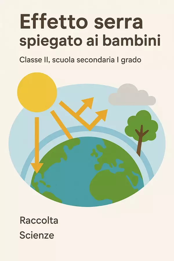 Effetto serra spiegato ai bambini Esercizi - Effetto serra spiegato ai bambini - Scienza Magica - Pagina di copertina
