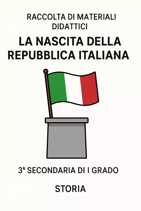 Raccolta di materiali: La Nascita della Repubblica Italiana Esercizi - Raccolta di materiali: La Nascita della Repubblica Italiana - La Macchina del Sapere - Pagina di copertina