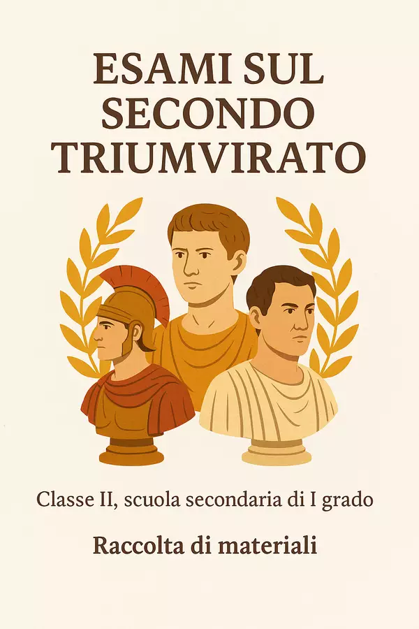 Raccolta di materiali: Esami sul secondo triumvirato Compiti in classe/Test - Raccolta di materiali: Esami sul secondo triumvirato - La Macchina del Sapere - Pagina di copertina