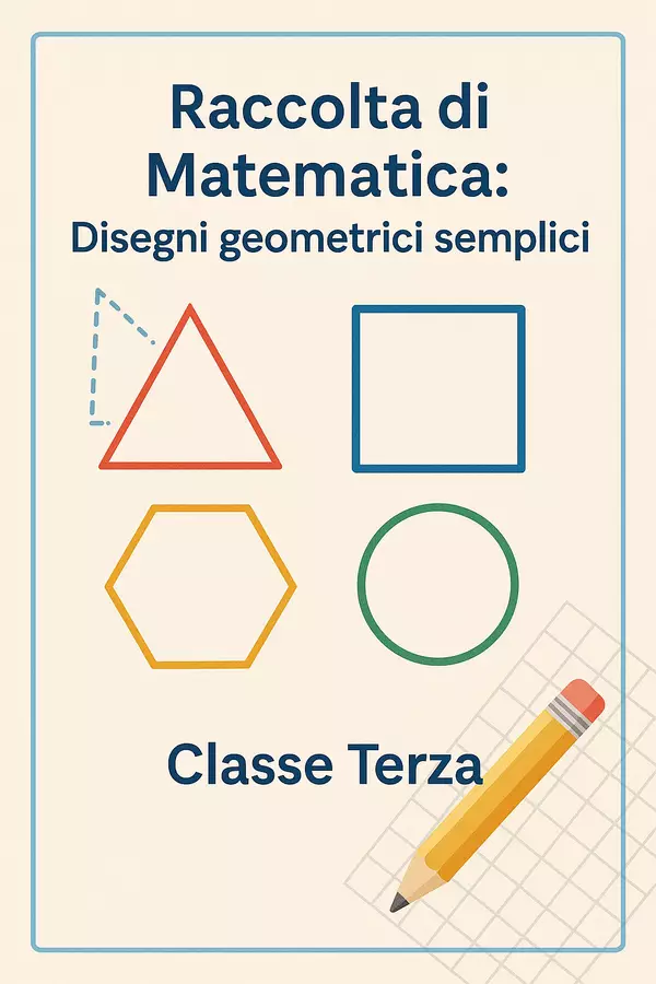 Raccolta di materiali Matematica: disegni geometrici semplici Esercizi - Raccolta di materiali Matematica: disegni geometrici semplici - Matematica Insieme - Pagina di copertina