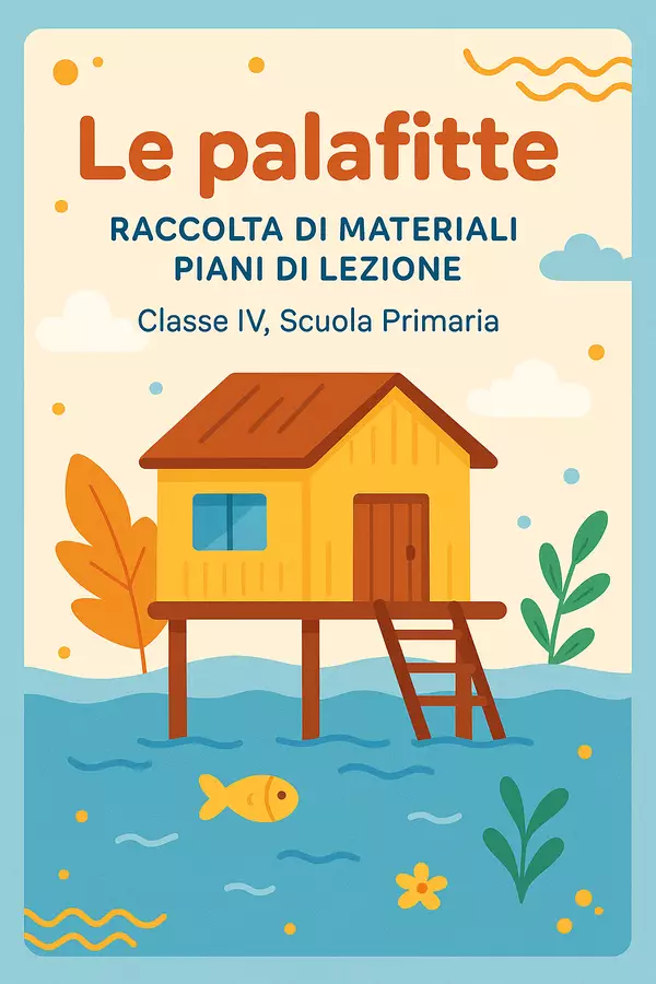 Raccolta di materiali: Le palafitte (piani di lezione) Piani di lezione - Raccolta di materiali: Le palafitte (piani di lezione) - La Macchina del Sapere - Pagina di copertina