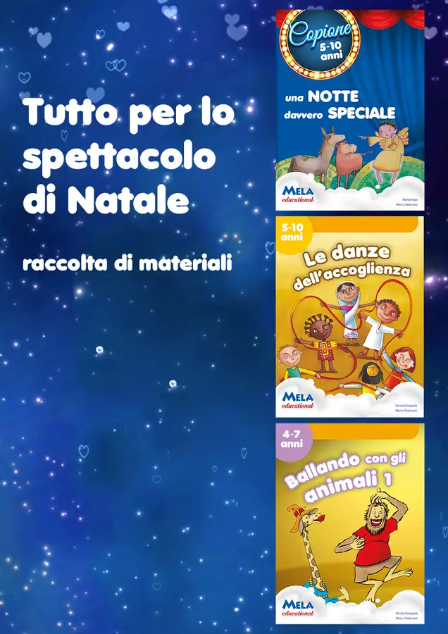 Tutto per lo spettacolo di Natale Esercizi - Tutto per lo spettacolo di Natale - Mela educational - Pagina di copertina