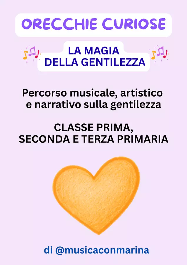 La magia della gentilezza – Percorso completo classi 1ª,2ª,3ª Audio - La magia della gentilezza – Percorso completo classi 1ª,2ª,3ª - Musica con Marina - Pagina di copertina