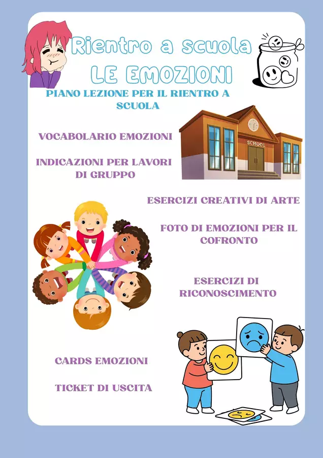 raccolta materiali ritorno a scuola Esercizi - raccolta materiali ritorno a scuola - educatrice_oepac - Pagina di copertina