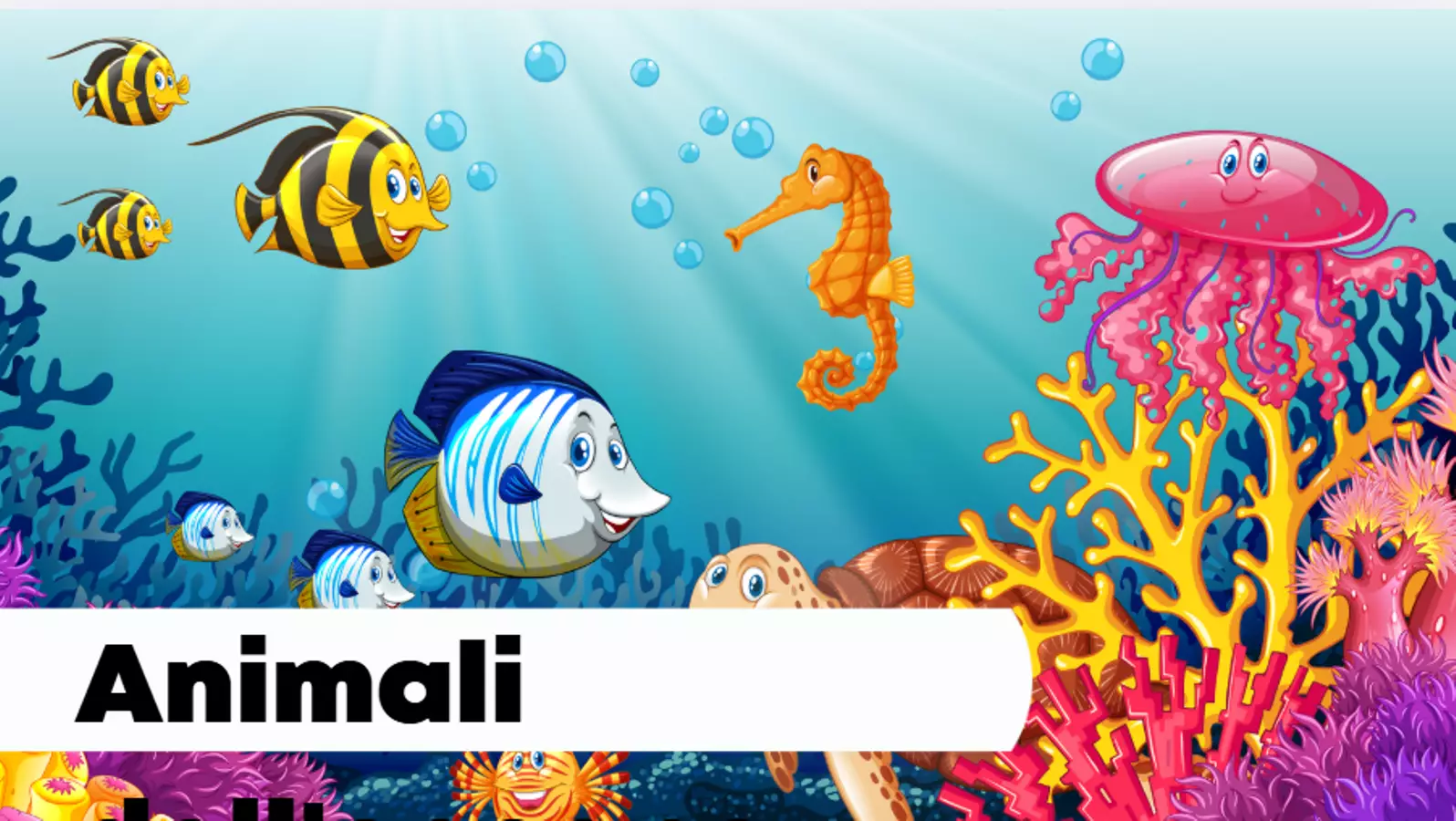 Gli animali Esercizi - Gli animali - Maestra Forty - Pagina di copertina