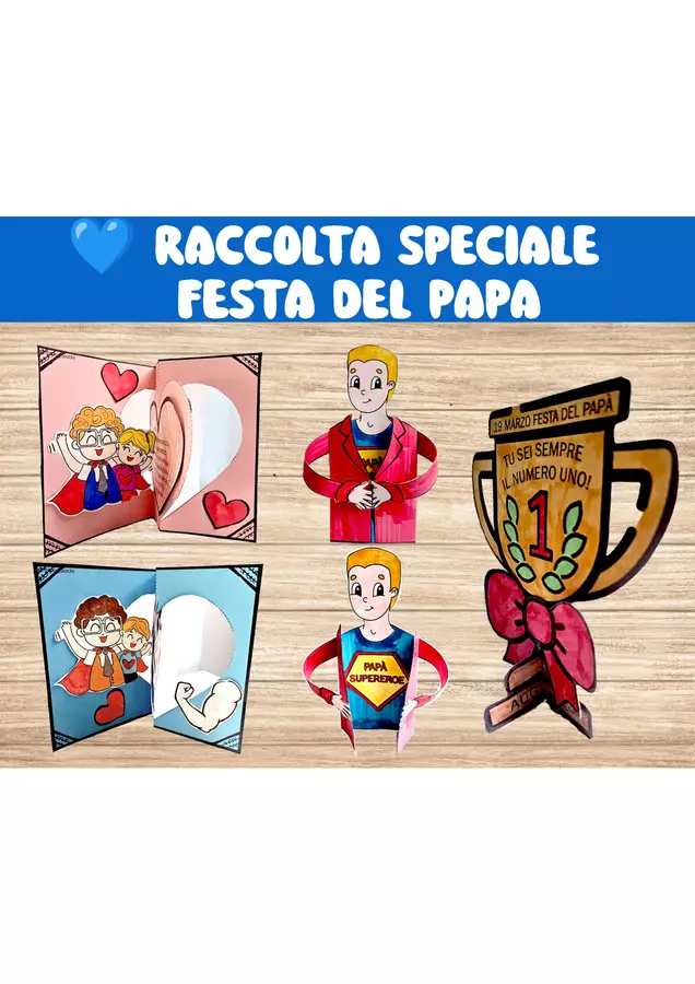 💙Raccolta Speciale – Festa del Papà Flashcard - 💙Raccolta Speciale – Festa del Papà - Nikki_Giochi - Pagina di copertina