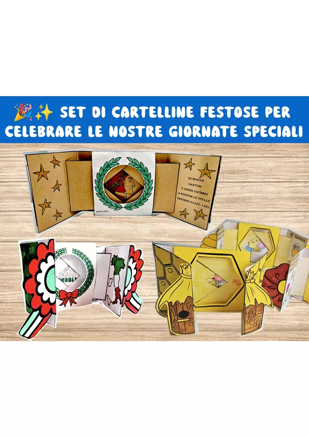 🎉✨ Set di Cartelline Festose per Celebrare le Nostre Giornate Speciali Flashcard - 🎉✨ Set di Cartelline Festose per Celebrare le Nostre Giornate Speciali - Nikki_Giochi - Pagina di copertina