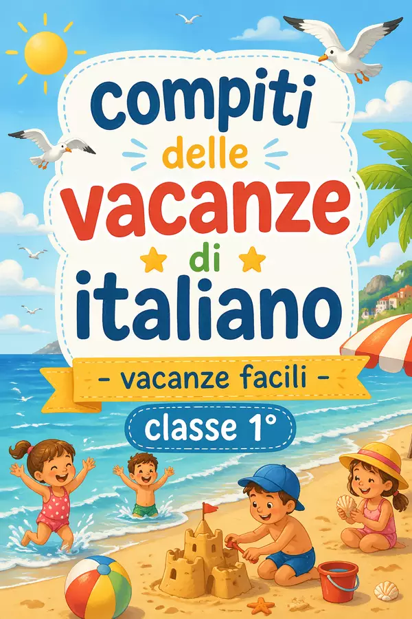 Compiti delle vacanze di italiano - Vacanze Facili classe 1° Esercizi - Compiti delle vacanze di italiano - Vacanze Facili classe 1° - MilleLibriPerBambini - Pagina di copertina