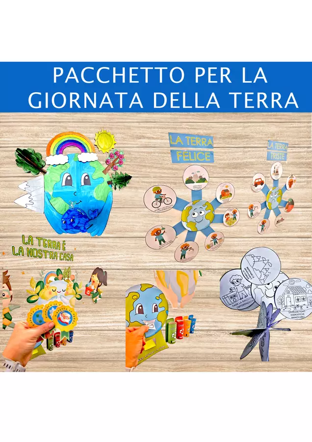 🌍Pacchetto per la Giornata Mondiale della Terra Esercizi - 🌍Pacchetto per la Giornata Mondiale della Terra - Nikki_Giochi - Pagina di copertina