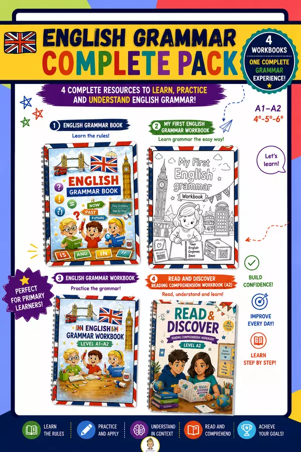 English Grammar Complete Pack Esercizi - English Grammar Complete Pack - games2learn - Pagina di copertina