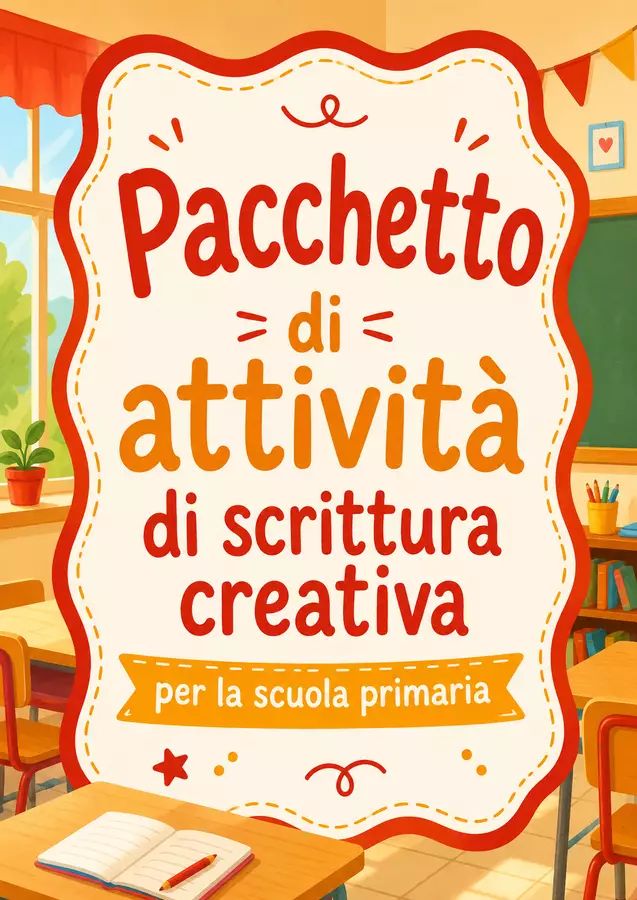 Scrittura creativa scuola primaria - Pack didattico Testo - Scrittura creativa scuola primaria - Pack didattico - MilleLibriPerBambini - Pagina di copertina