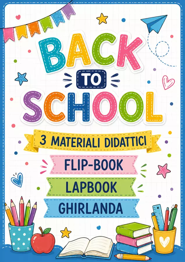 Pacchetto didattico per il Back To School Materiale per pittura e bricolage - Pacchetto didattico per il Back To School - MilleLibriPerBambini - Pagina di copertina