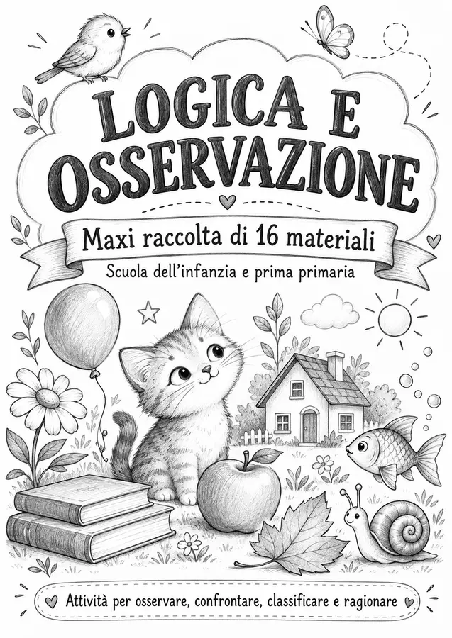 Logica e osservazione – Schede operative Esercizi - Logica e osservazione – Schede operative - Il Viaggio Didattico - Pagina di copertina