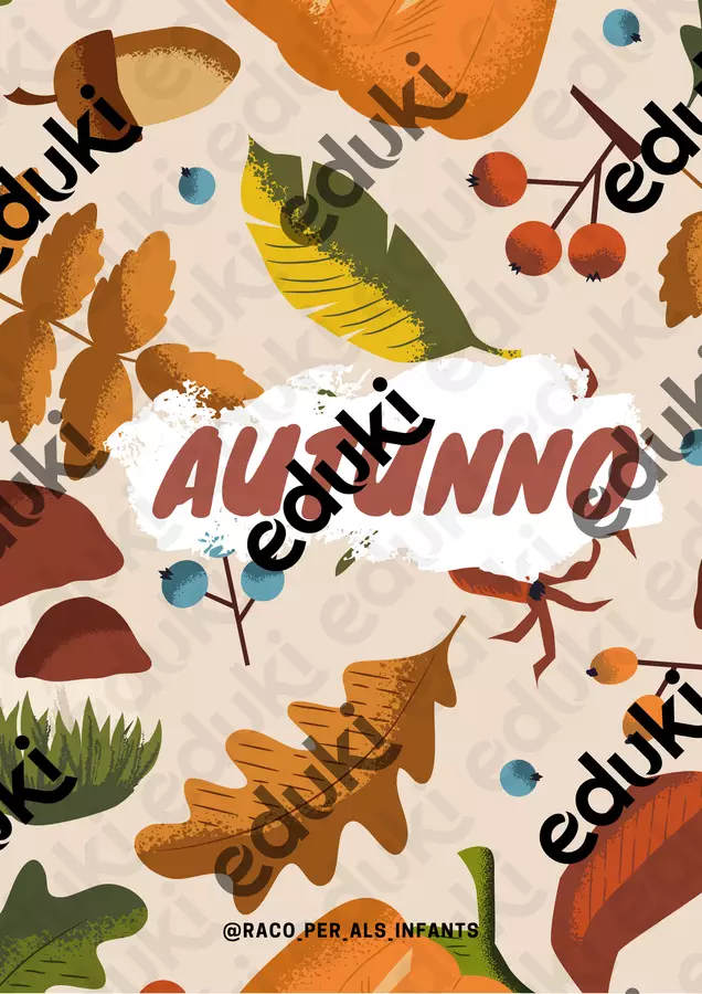 Autunno: tempo di gioco Flashcard - Autunno: tempo di gioco - RACO_PER_ALS_INFANTS - Pagina di copertina