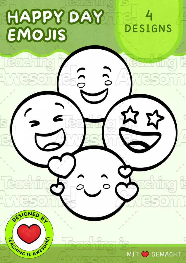 Emoji di Buon Giorno | 4 Freebie Clipart | B&N Clipart / Immagini originali - Emoji di Buon Giorno | 4 Freebie Clipart | B&N - Teaching is Awesome! - Pagina di copertina