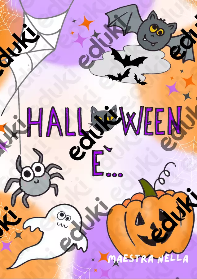 Halloween è... Altro tipo di materiale - Halloween è... - maestra Nella - Pagina di copertina