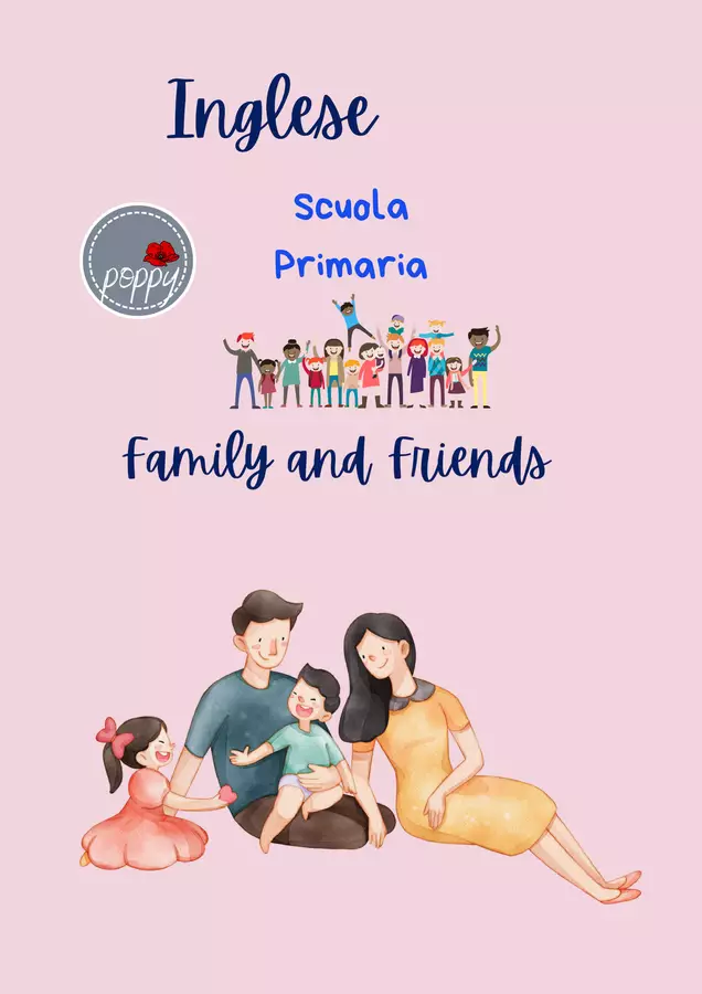 Inglese Fogli di lavoro: Family & Friends Esercizi - Inglese Fogli di lavoro: Family & Friends - Poppy - Pagina di copertina
